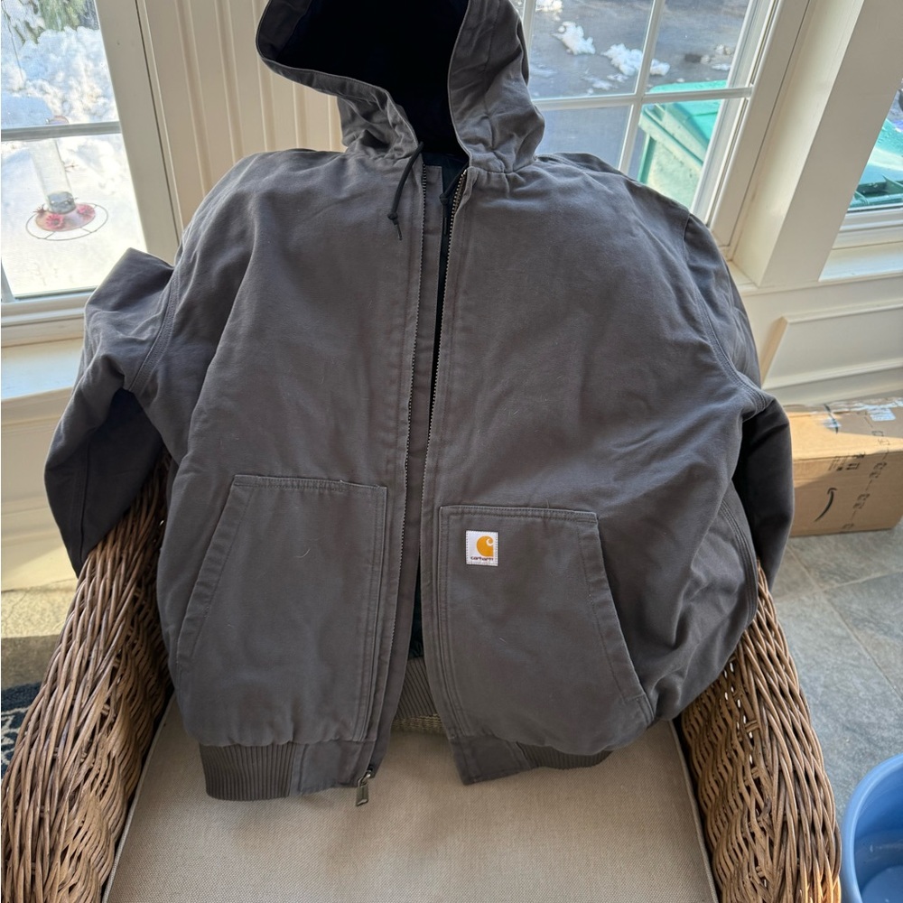 Carhartt Black Quilted Jacket XL